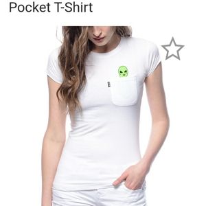 RIPNDIP tee with Lord Alien in Pocket